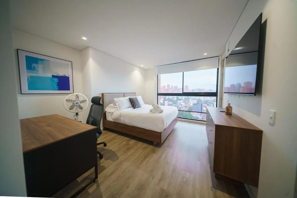 Daire Luxury 2 Bedroom Highrise Apt 5 Min From Provenza Medellín