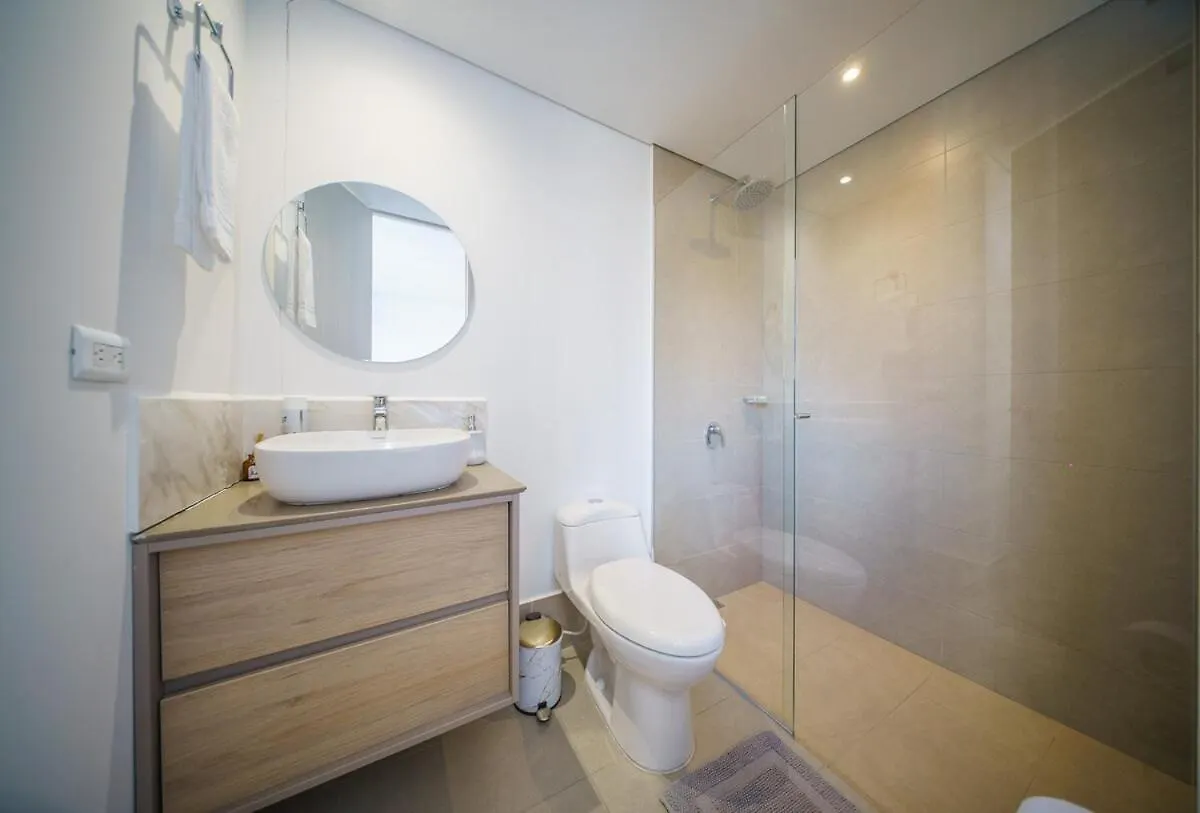 아파트 Luxury 2 Bedroom Highrise Apt 5 Min From Provenza 메딜린 콜롬비아